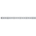 LED Strip MAX LED STRIPE 1000, 1m, 13,5W, 24V, varm hvid, belagt