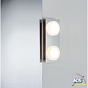 Paulmann Paulmann Wall luminaire LED Doradus IP23 2 flames 2x5W, chrome