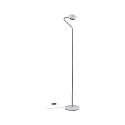 Paulmann Paulmann LED Standerlampe Ramos 13W hvid matt/chrom med fod d�mper