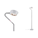 Paulmann Paulmann LED Standerlampe Ramos 13W hvid matt/chrom med fod d�mper