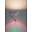 Paulmann Paulmann LED Standerlampe Ramos 13W hvid matt/chrom med fod d�mper