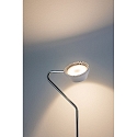Paulmann Paulmann LED Standerlampe Ramos 13W hvid matt/chrom med fod d�mper