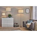 Paulmann Paulmann Tessa Table lamp creme/brushed iron E14 max. 40W