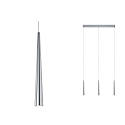 Paulmann LED Pedel Gutta aluminium b�rstet