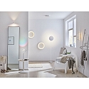 Paulmann Paulmann LED V�glampe Agena IP44 20W chrom/hvid matt d�mpbar
