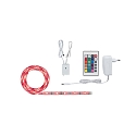 Paulmann LED Strip SIMPLE LED RGB, med fjernbetjening hvid