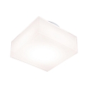 Badev�relse lampe MARO firkantet IP44, mat, hvid 