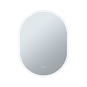 Paulmann Spejl med belysning MIRRA 60 X 80CM oval, CCT Switch, med touch-d�mper, med varmefunktion IP44, hvid mat d�mpbar