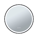 Paulmann Spejl med belysning MIRRA LED � 59CM rund, CCT Switch, med touch-d�mper, med varmefunktion IP44, mat, sort d�mpbar