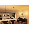 pendant luminaire RAVI IP44 adjustable E27 IP44, gold, black