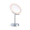 mirror with lighting MASUA IP44 - 3X ZOOM 3-fold, round, CCT Switch, with plug, adjustable IP44 / IP20, chrome 