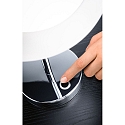 mirror with lighting MASUA IP44 - 3X ZOOM 3-fold, round, CCT Switch, with plug, adjustable IP44 / IP20, chrome 