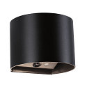 Batteri v�glampe NYORA UP&DOWN rund IP44, sort 