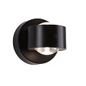 Batteri v�glampe ZORIK UP&DOWN med USB tilslutning, med linseoptik, magnetisk montering IP44, sort d�mpbar