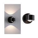 Paulmann Batteri v�glampe ZORIK UP&DOWN med USB tilslutning, med linseoptik, magnetisk montering IP44, sort d�mpbar