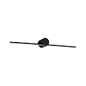 Paulmann wall luminaire SAVA IP44, black matt 