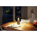 Paulmann Batteri bordlampe ONZO med USB tilslutning, med touch-d�mper IP44, blank, sort d�mpbar