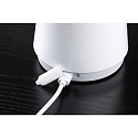 Paulmann Batteri bordlampe ONZO med USB tilslutning, med touch-d�mper IP44, blank, hvid d�mpbar