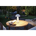 Paulmann Batteri bordlampe ONZO med USB tilslutning, med touch-d�mper IP44, blank, hvid d�mpbar