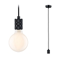 Paulmann Pendel NEORDIC TILLA 1-flamme E27 IP20, sort d�mpbar