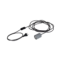 Paulmann Pendel NEORDIC TILLA med afbryder, med stik E27 IP20, aluminium, gr� d�mpbar