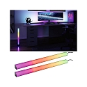Paulmann Lysb�jle s�t med 2, RGB IP20, sort d�mpbar