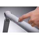 Paulmann Bordlampe FLEXBAR LED tunable white, justerbar, hvid d�mpbar
