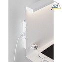 Paulmann LED Wall luminaire JARINA with shelf, switch and USB port, 230V, 5.5W 3000K 440lm