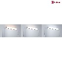Paulmann mirror luminaire HOMESPA LUNO LED short, with sensor, CCT Switch IP44, aluminium 