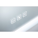 Paulmann Spejl med belysning MIRRA LED 60 X 80CM / HIGH firkantet, CCT Switch, med touch-d�mper, med varmefunktion IP44, hvid d�mpbar