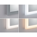 Paulmann Spejl med belysning MIRRA LED 60 X 80CM / HIGH firkantet, CCT Switch, med touch-d�mper, med varmefunktion IP44, hvid d�mpbar