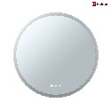 Paulmann mirror luminaire HOMESPA MIRRA LED round IP44, white dimmable