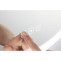 Paulmann Spejl med belysning MIRRA LED � 60CM rund, CCT Switch, med touch-d�mper, med varmefunktion IP44, hvid mat d�mpbar