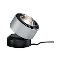 Bordlampe ALDAN LED med sensor, aluminium b�rstet, sort d�mpbar