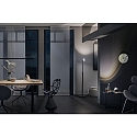 Paulmann Bordlampe ALDAN LED med sensor, aluminium b�rstet, sort d�mpbar