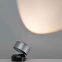 Paulmann Bordlampe ALDAN LED med sensor, aluminium b�rstet, sort d�mpbar