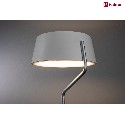Paulmann floor lamp BELAJA LED indirect IP20, chrome matt, white dimmable