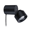 Paulmann V�glampe PURIC PANE I svingbar, drejelig IP20, sort d�mpbar