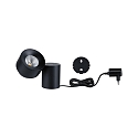 Paulmann V�glampe PURIC PANE I svingbar, drejelig IP20, sort d�mpbar