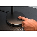 Paulmann Bordlampe PURIC PANE I 1-flamme, drejelig, vipbar IP20, sort d�mpbar