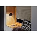 Paulmann Bordlampe PURIC PANE I 1-flamme, drejelig, vipbar IP20, sort d�mpbar