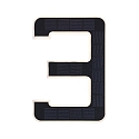 Paulmann solar house number light with accumulator, indirect IP44, black, white matt 