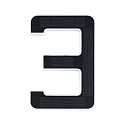 Paulmann solar house number light with accumulator, indirect IP44, black, white matt 