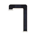 solar house number light with accumulator, indirect IP44