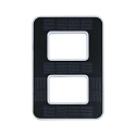 Paulmann solar house number light with accumulator, indirect IP44, black, white matt 