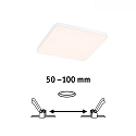 Paulmann Indbygningslampe VARIFIT VENULA EDGE IP44, hvid  8,5W 650 | 1000lm 3000K CRI >80