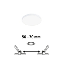 Paulmann Indbygningslampe VARIFIT VENULA EDGE IP44, hvid d�mpbar 6W 500 | 750lm 4000K CRI >80