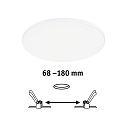 Paulmann Indbygningslampe VARIFIT VENULA EDGE IP44, hvid d�mpbar 17W 1500 | 2000lm 4000K CRI >80