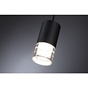 Paulmann pendant luminaire KAME 3STEP-DM cylindrical, dimmable, adjustable IP44, mat, signal black dimmable
