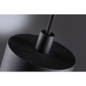 Paulmann pendant luminaire KAME 3STEP-DM cylindrical, dimmable, adjustable IP44, mat, signal black dimmable